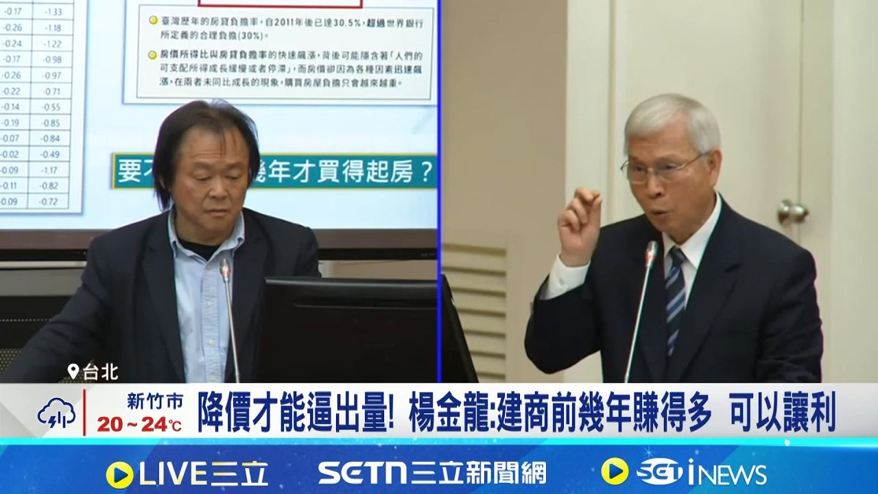 降價才能逼出量! 楊金龍:建商前幾年賺得多 可以讓利 中東戰火促民眾悲觀房市 專家:房價反轉正開始│記者 林嘉倩 陳識雄│台灣要聞20260331│三立iNEWS