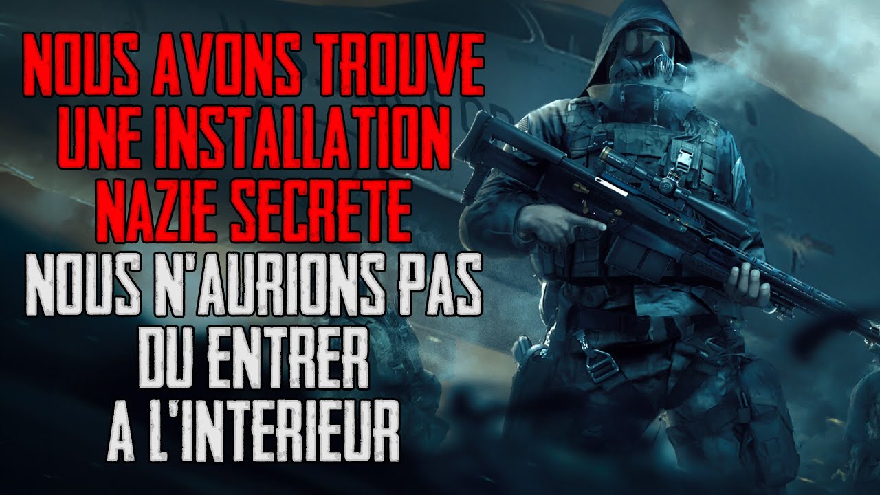 Nous avons trouvé une installation secrète, nous n'aurions pas dû entrer à l'intérieur...