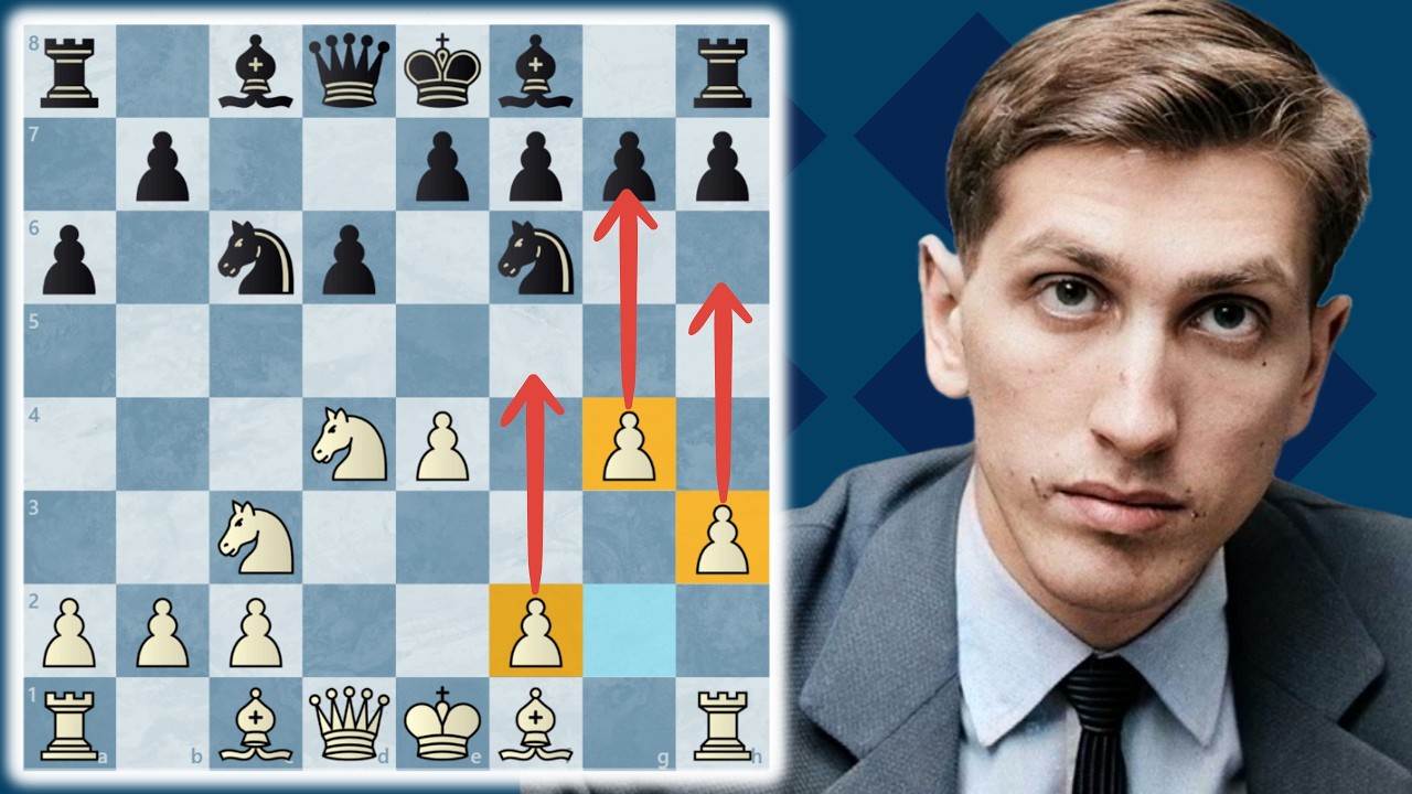 Bobby Fischer's MOST BRUTAL Kingside Attack!