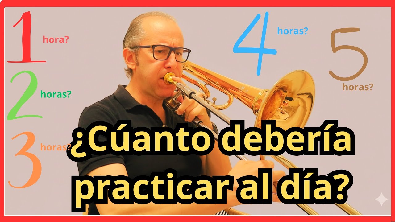¿Cuánto tiempo debería tocar el trombón para avanzar adecuadamente?