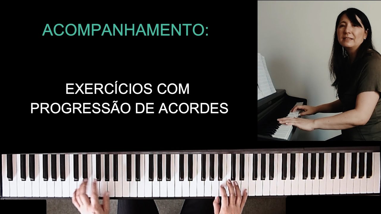 Piano acompanhamento 1 : treine com progressão de acordes