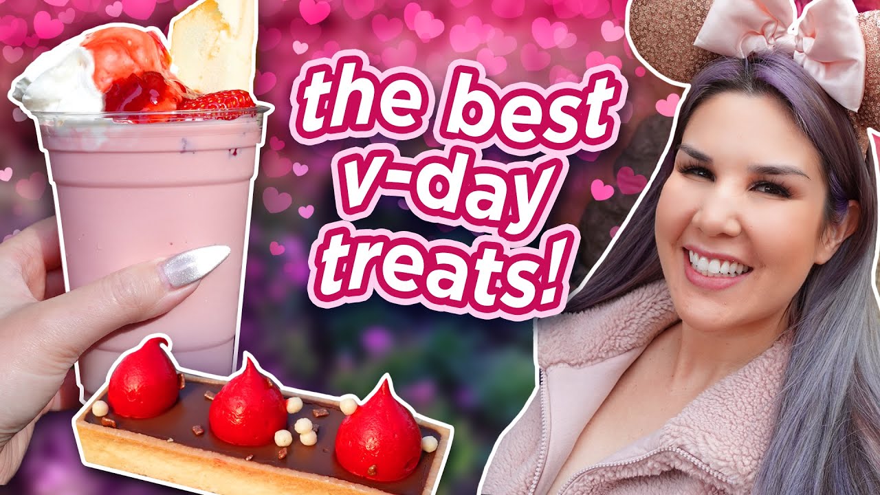 Trying All of DISNEYLAND'S VALENTINE'S DAY FOOD! 💕 Disneyland Vlog 2023