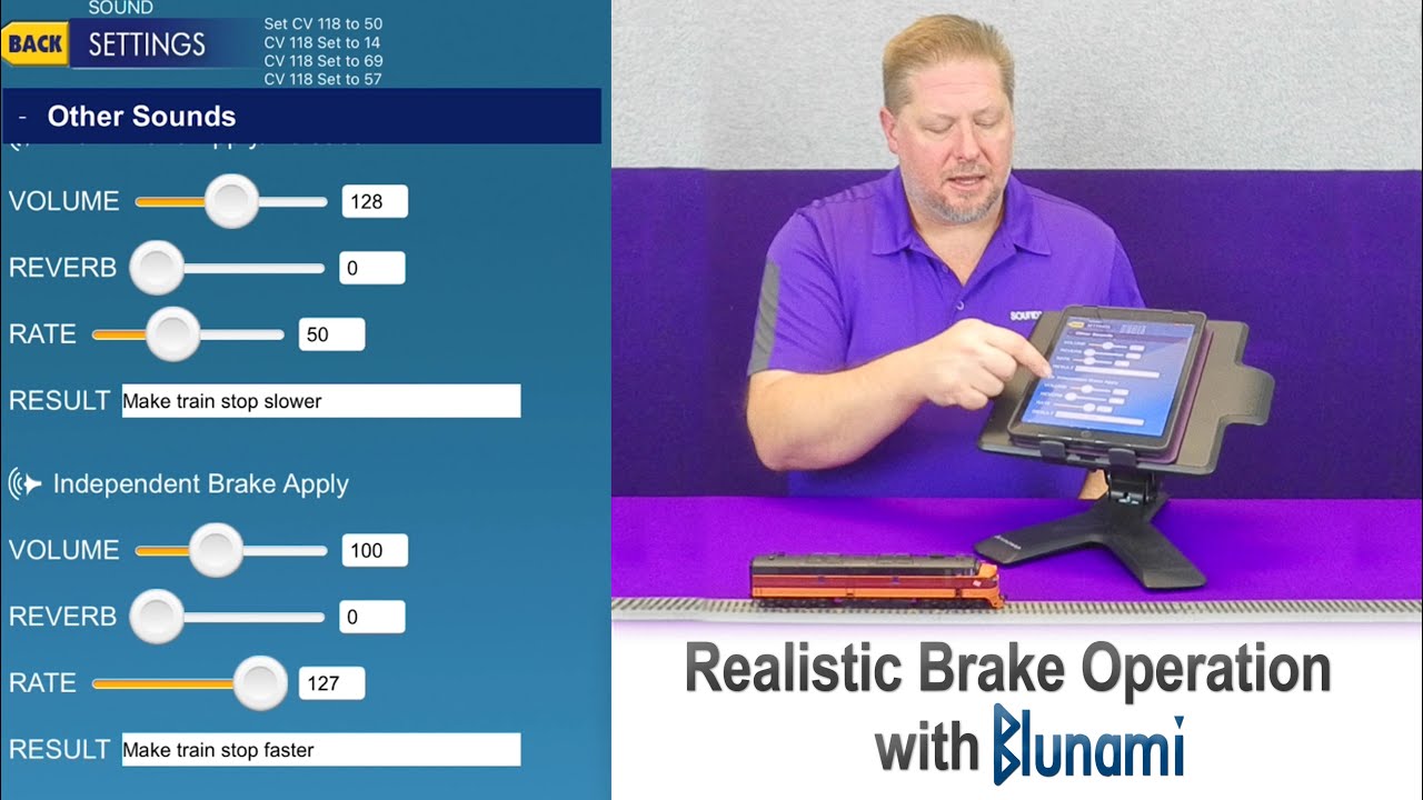 Realistic Brake Operation for your Model Train with Blunami