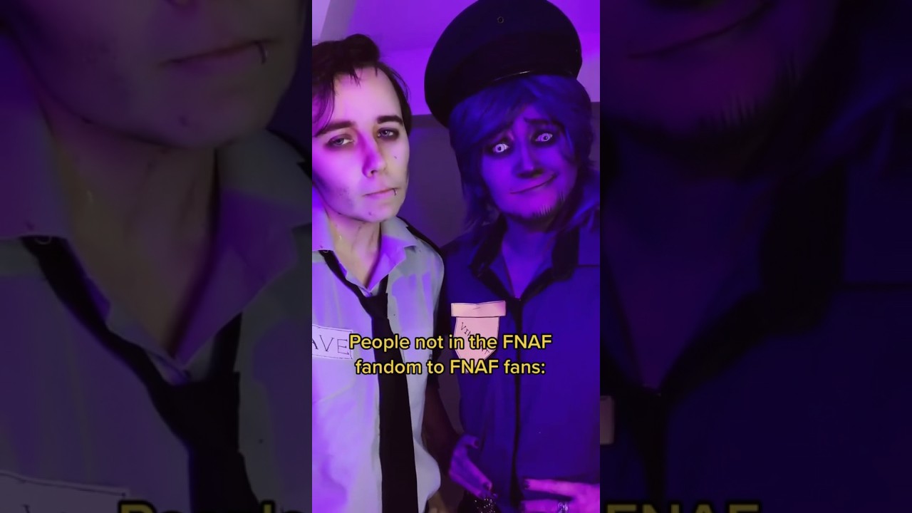When non-FNAF fans find FNAF cosplayers #fnaf #fivenightsatfreddys #williamafton #purpleguy
