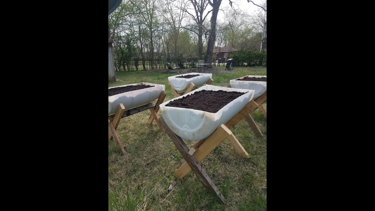 Inexpensive Raised Garden Beds out of Food Safe Barrels