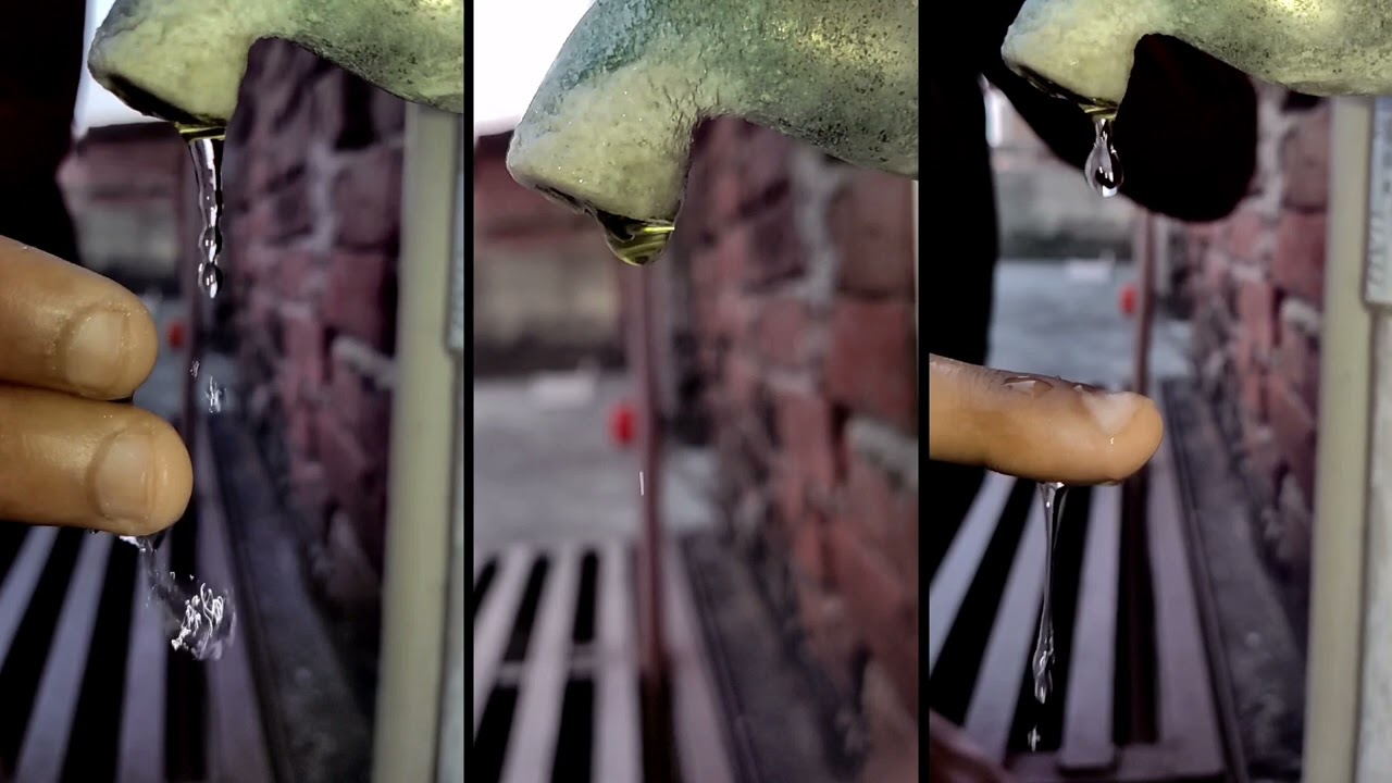 Water drop falling from tap💧| Shot by Prince Gupta