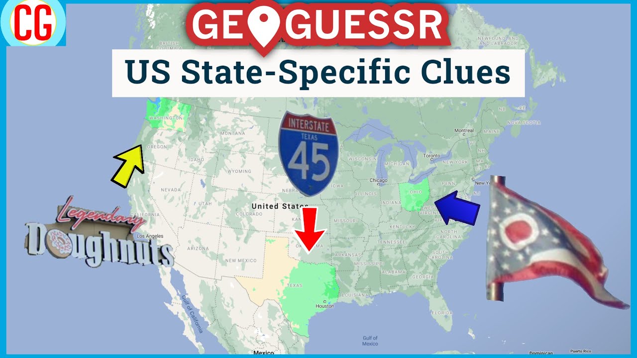 Playing My US State Specific Clues GeoGuessr Map - US GeoGuessr Tips
