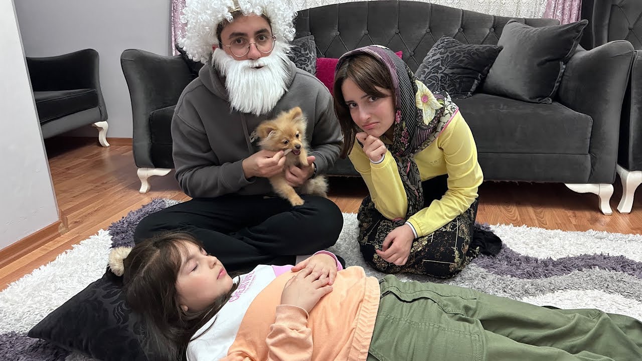 ZEYNEP VE HİRANUR DEDEM VE BABANNEM KÖYDEN GELDİ BAYILDIM !!