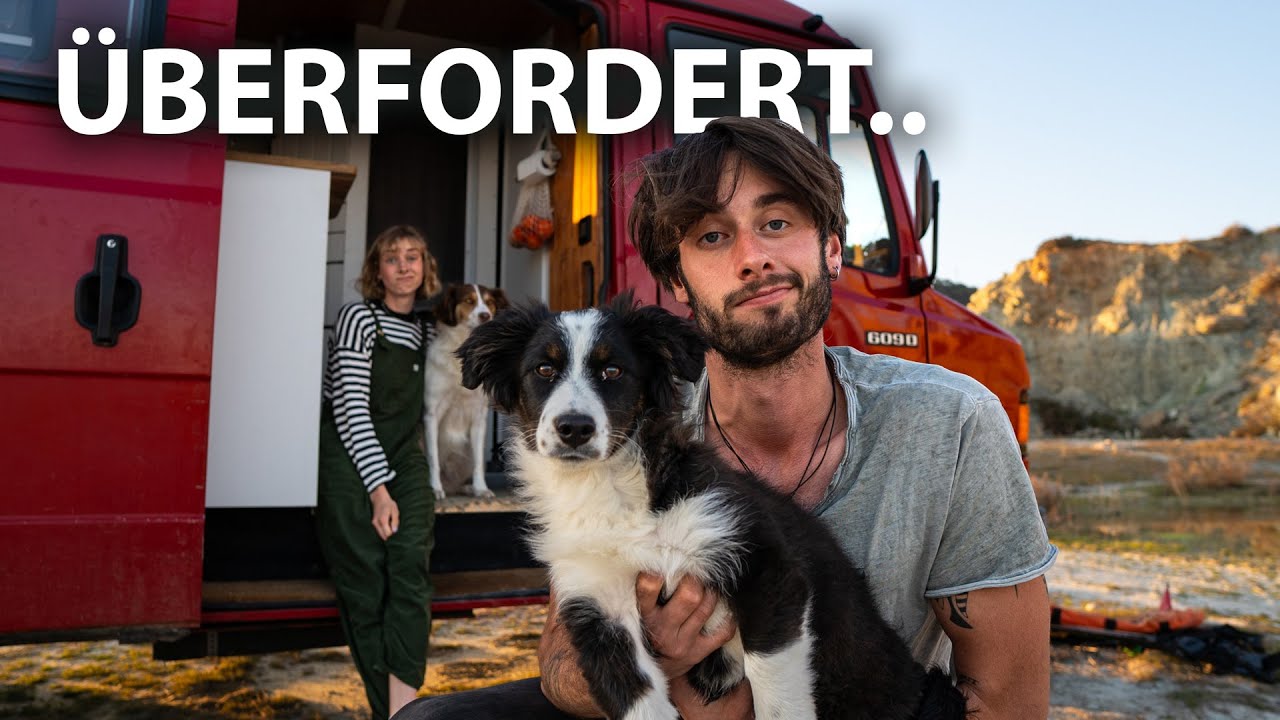 DAS nimmt uns ECHT mit! Welpe auf der Straße gefunden beim VANLIFE durch Griechenland!