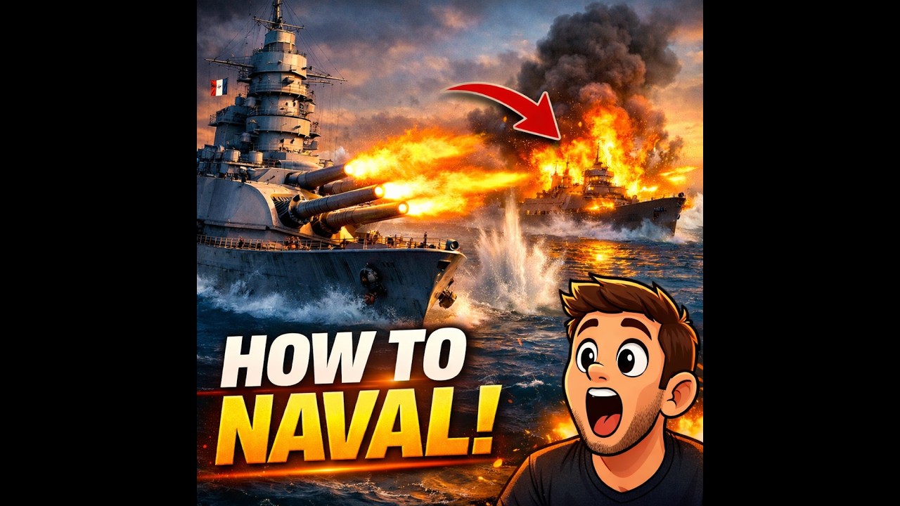 How to fight naval fleet Battles! #warthunder #navalwarfare #battleship