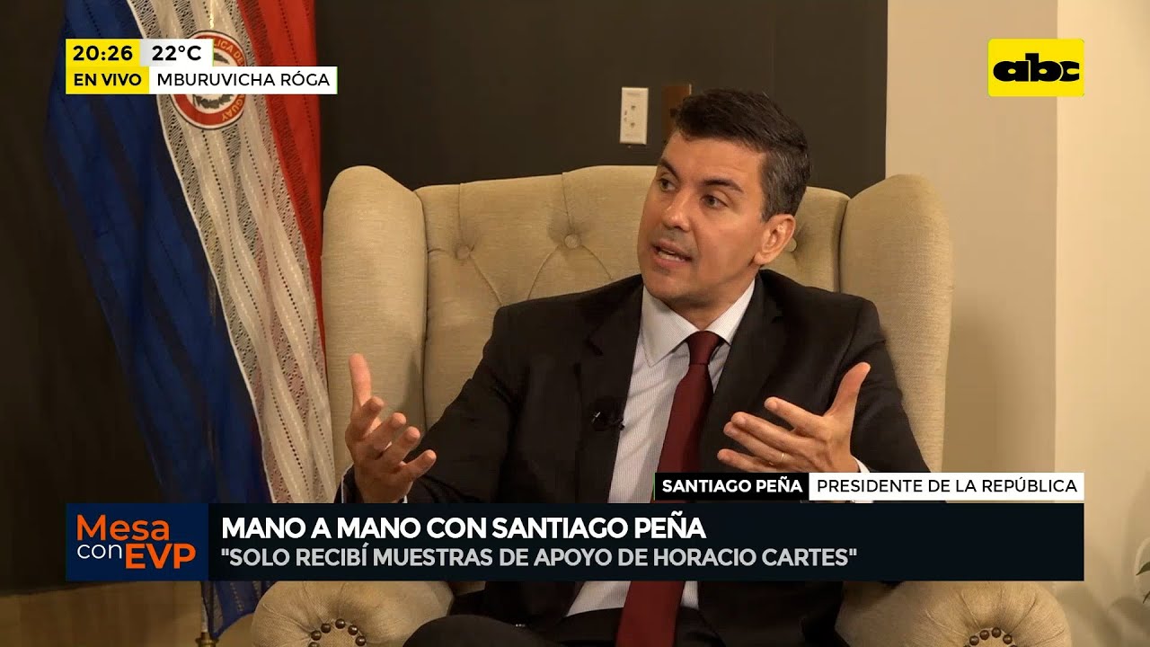 Mano a mano con Santiago Peña