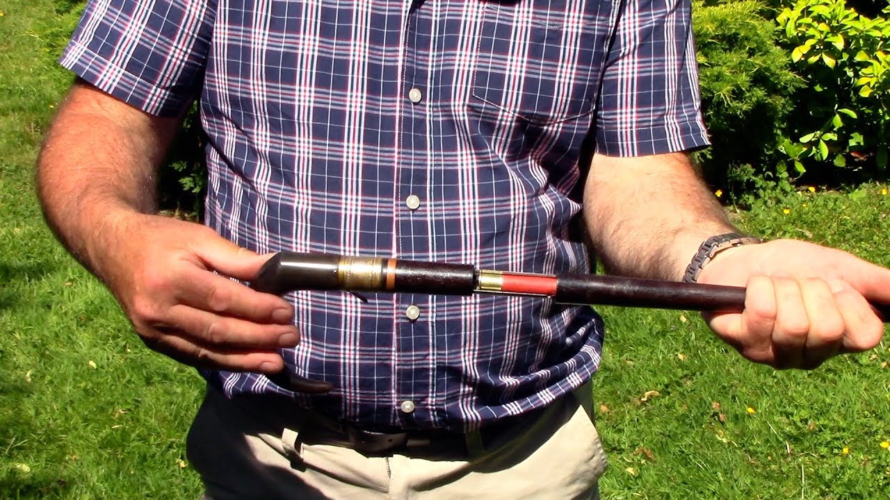 Firing a Victorian .410 Bore Cane Gun