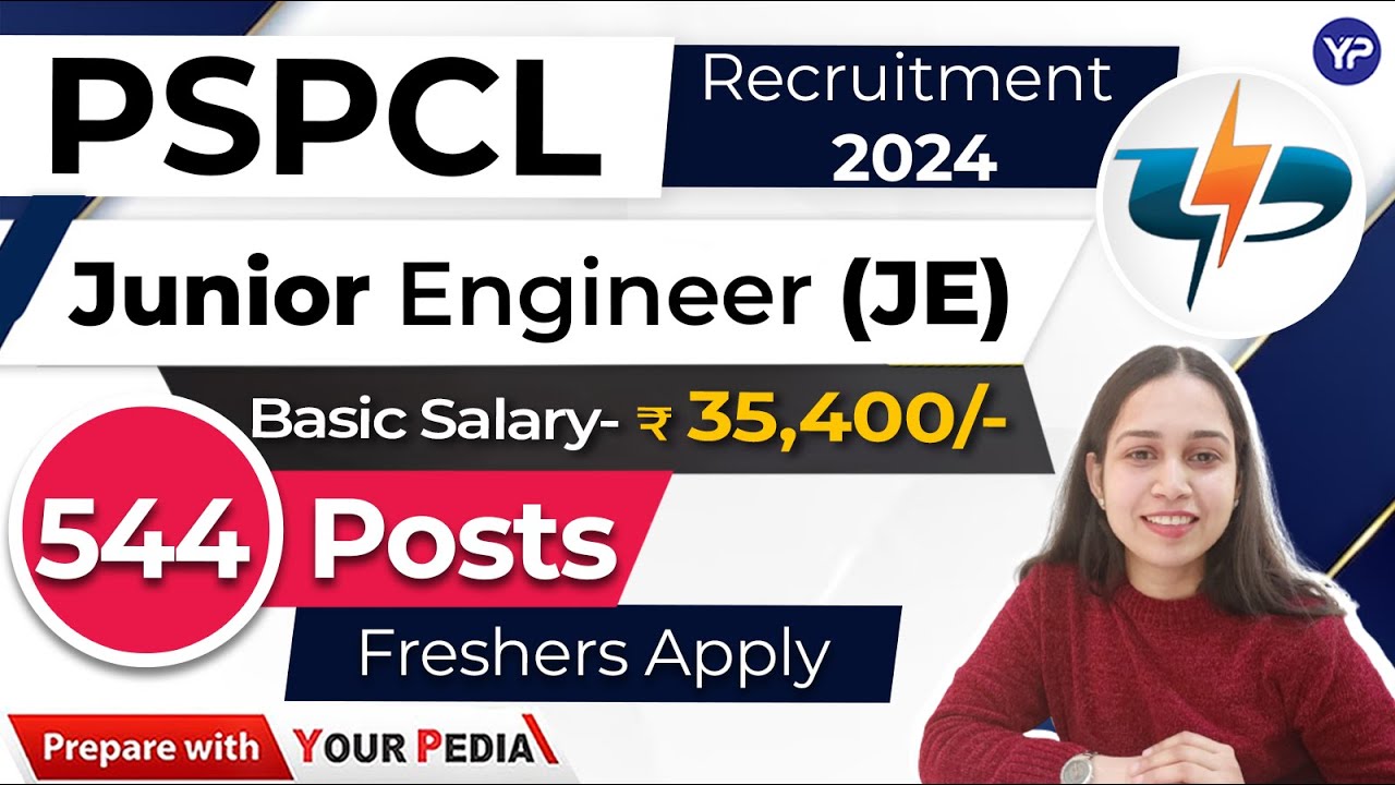 PSPCL JE Recruitment 2024 | Junior Engineer | PSPCL JE Vacancy 2024 | Punjab Jobs | Freshers Jobs