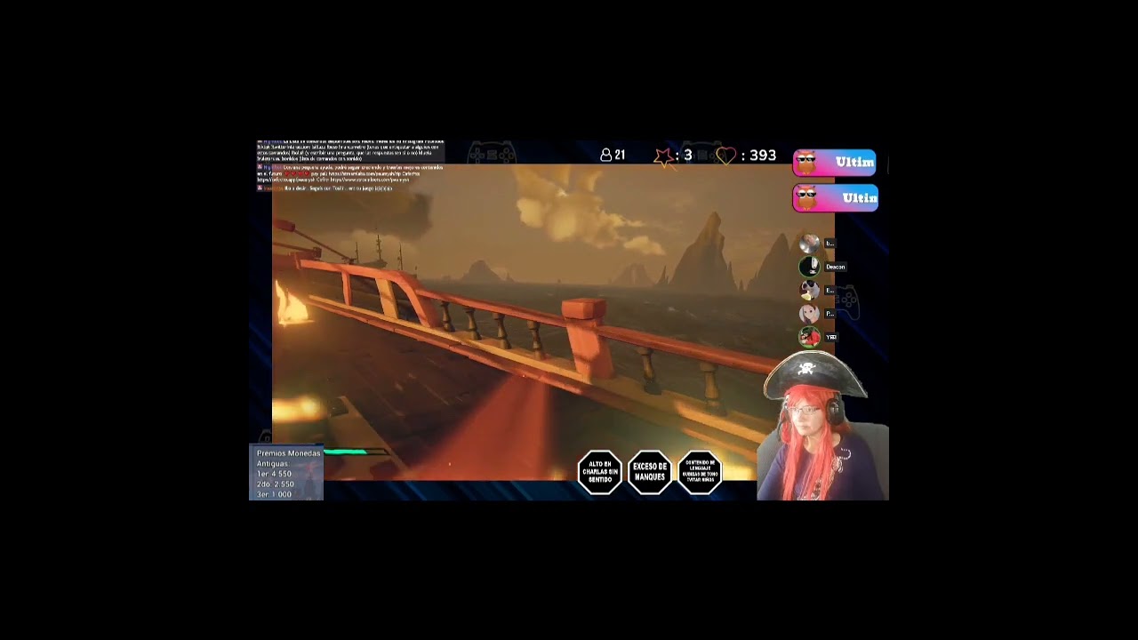 aprendiendo un poco de PVP y encontrándose con conocidos 🤣 #seaofthieves