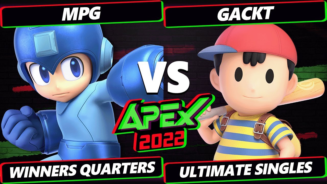 Apex 2022 Winners Quarters - MPG (Mega Man) Vs. Gackt (Ness) - SSBU Ultimate Tournament