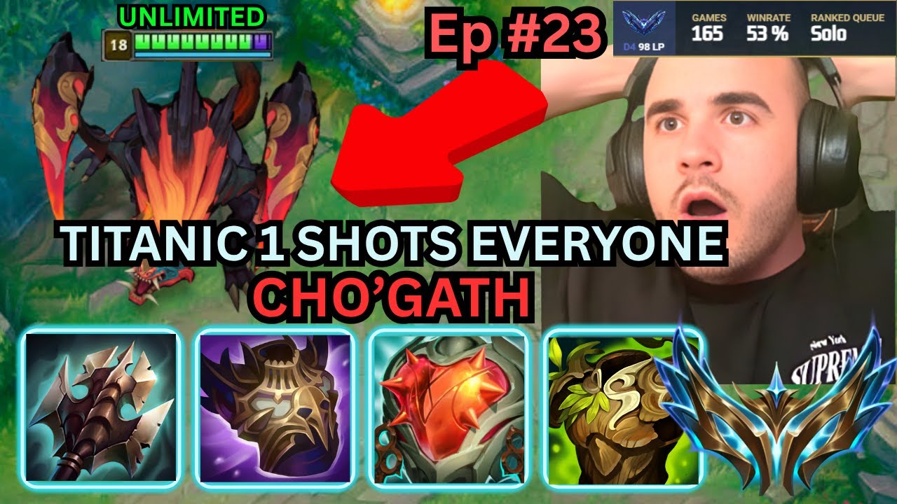 AD CHO'GATH IS THE NEW META!! ONE SHOT EVERYONE!! | Ep. 23 | League of Legends