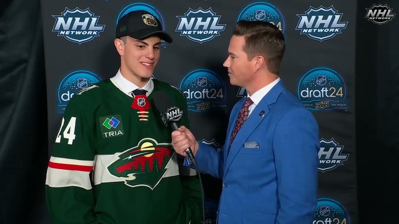 Zeev Buium talks Minnesota Wild and best part of getting drafted