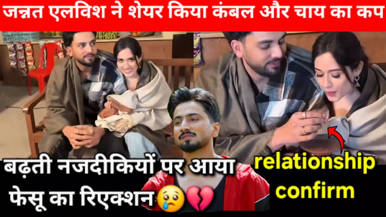 Elvish yadav or jannat Zubair ka naya gana, ex boyfriend mr. faisu reaction viral song Tere Dil Mein