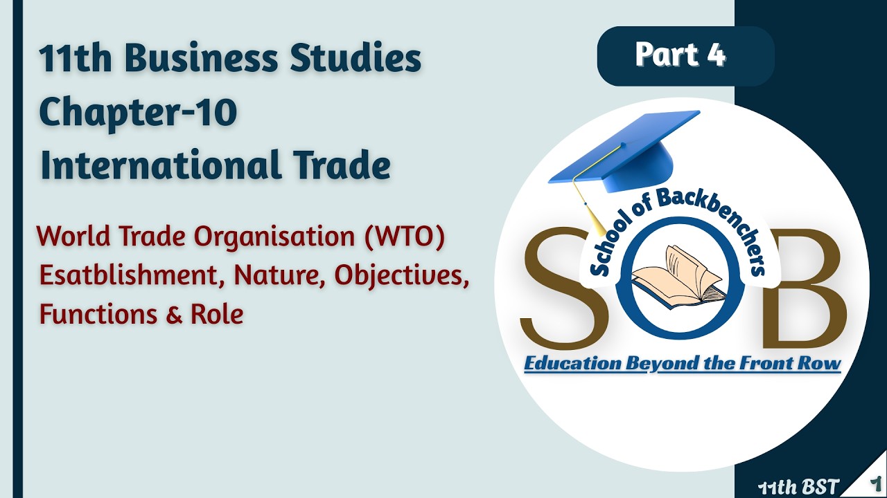 11th Business Studies Chapter 10 International Trade I Part 4 #internationaltrade #businesstudies