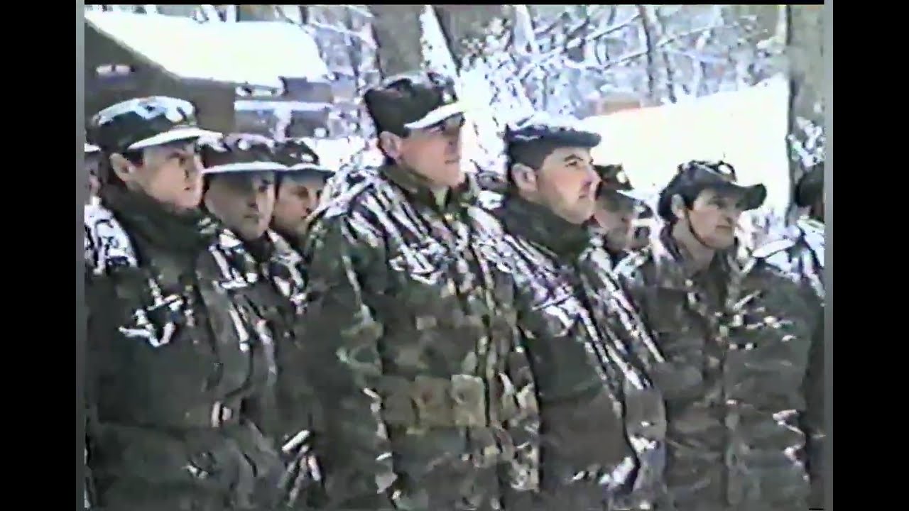 Orahovački branitelji:Polaganje prisege 21.1.1992.