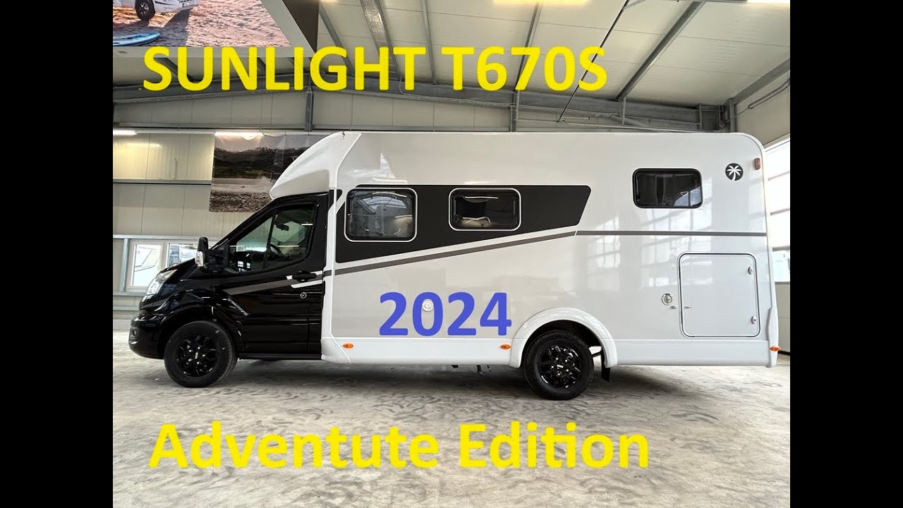 Mooiste Sunlight Semi Integraal Camper T670S Adventure Edition  Model 2024