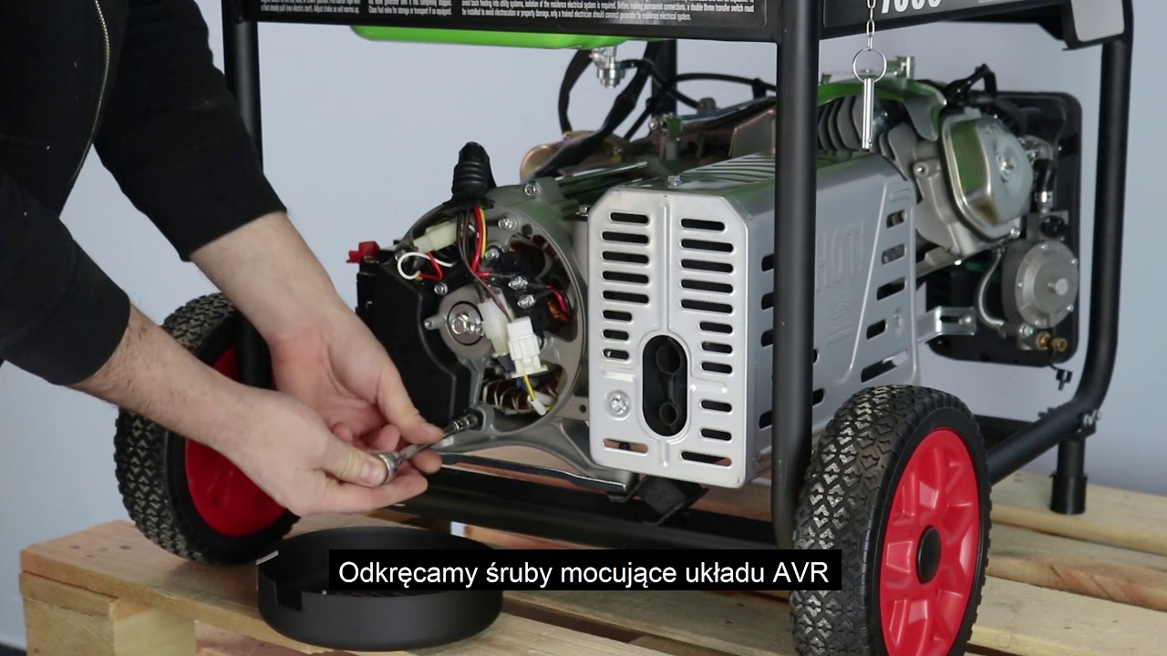 Jak wymienić regulator napięcia AVR w agregacie prądotwórczym Barracuda?