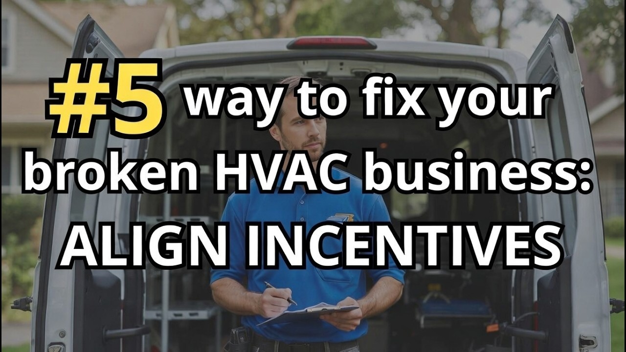 #5 Way to fix your broken HVAC business: Align Incentives