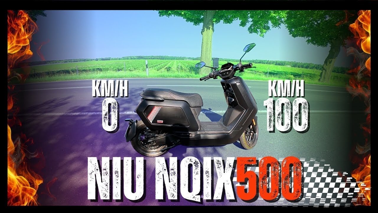 NIU NQIX500 von 0 auf 100KM/H 🔥 SPORT - RACE - MASTER 🔥 Wie schnell beschleunigt die NIU NQIX500?