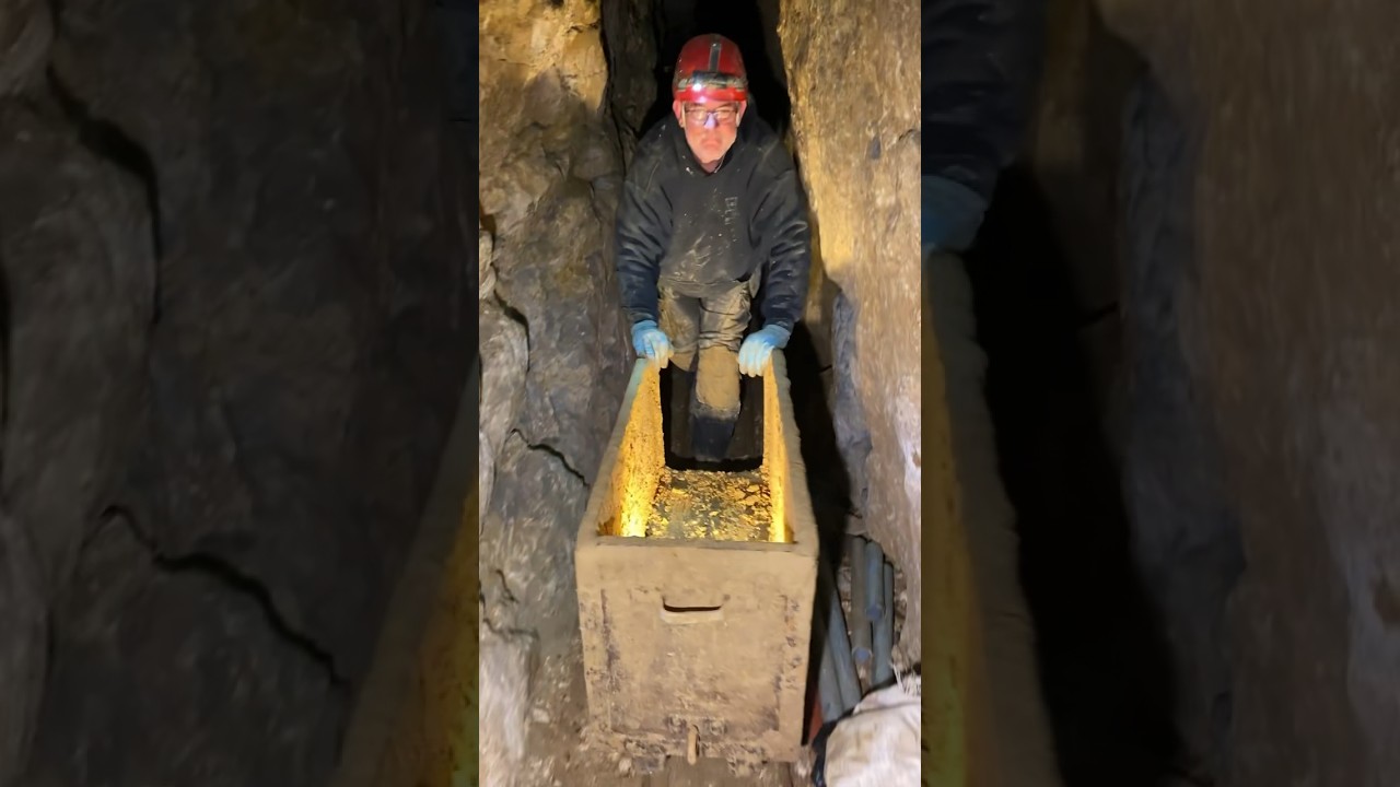 MINE CART RUN IN GOODLUCK MINE #mineexploration #shortvideo #shortsyoutube #short