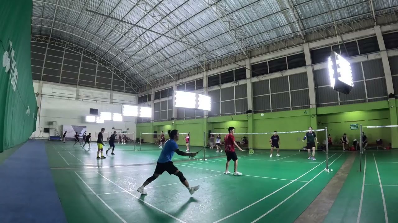 #เพิ่มสุข [Drunker Badminton] Game1 Beer Unknow VS Sharp Chain   4K