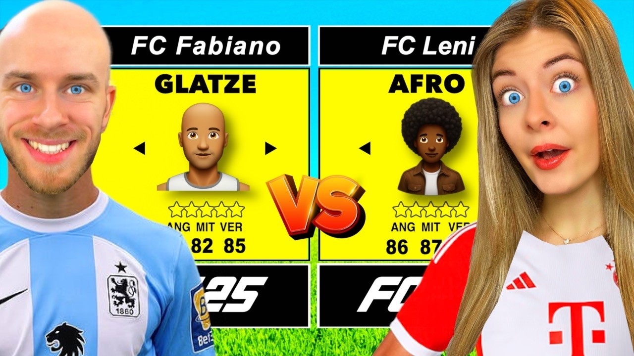 FC Fabiano vs FC Leni - aber FRISUREN bestimmen unsere Teams! 👀👨🏻‍🦲