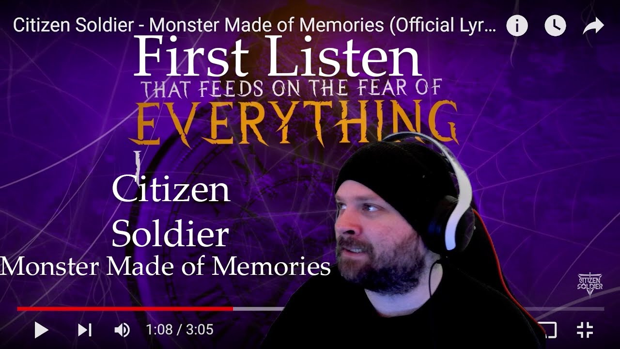 (1st Time Reaction) Citizen Soldier Monster Made of Memories (Trauma Alert)
