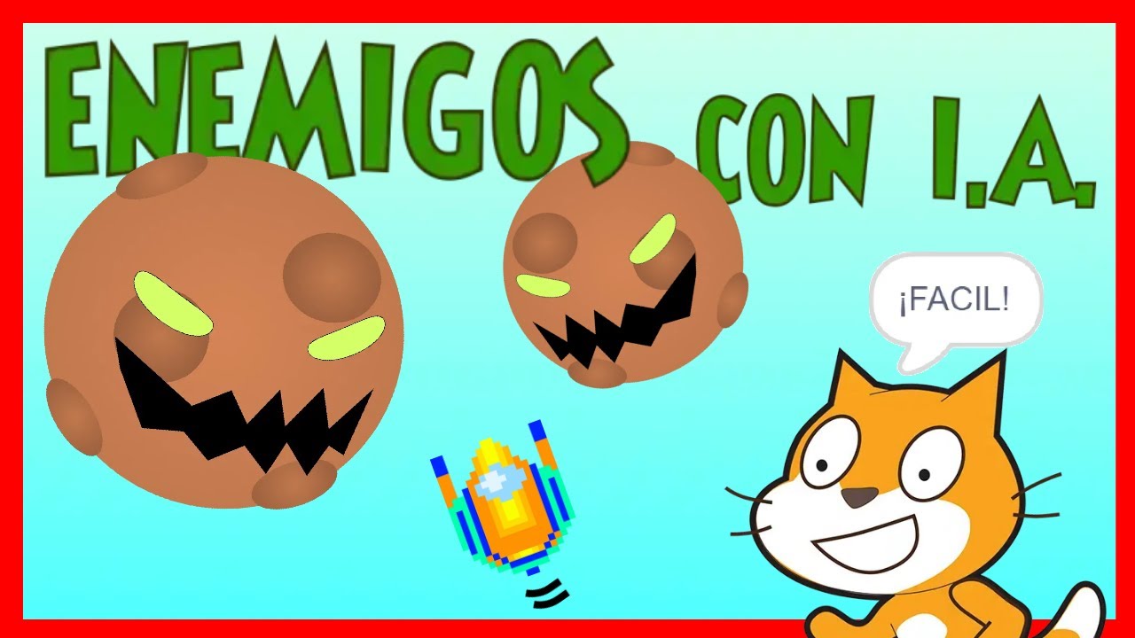 ENEMIGOS con INTELIGENCIA ARTIFICIAL - Scratch Tutorial