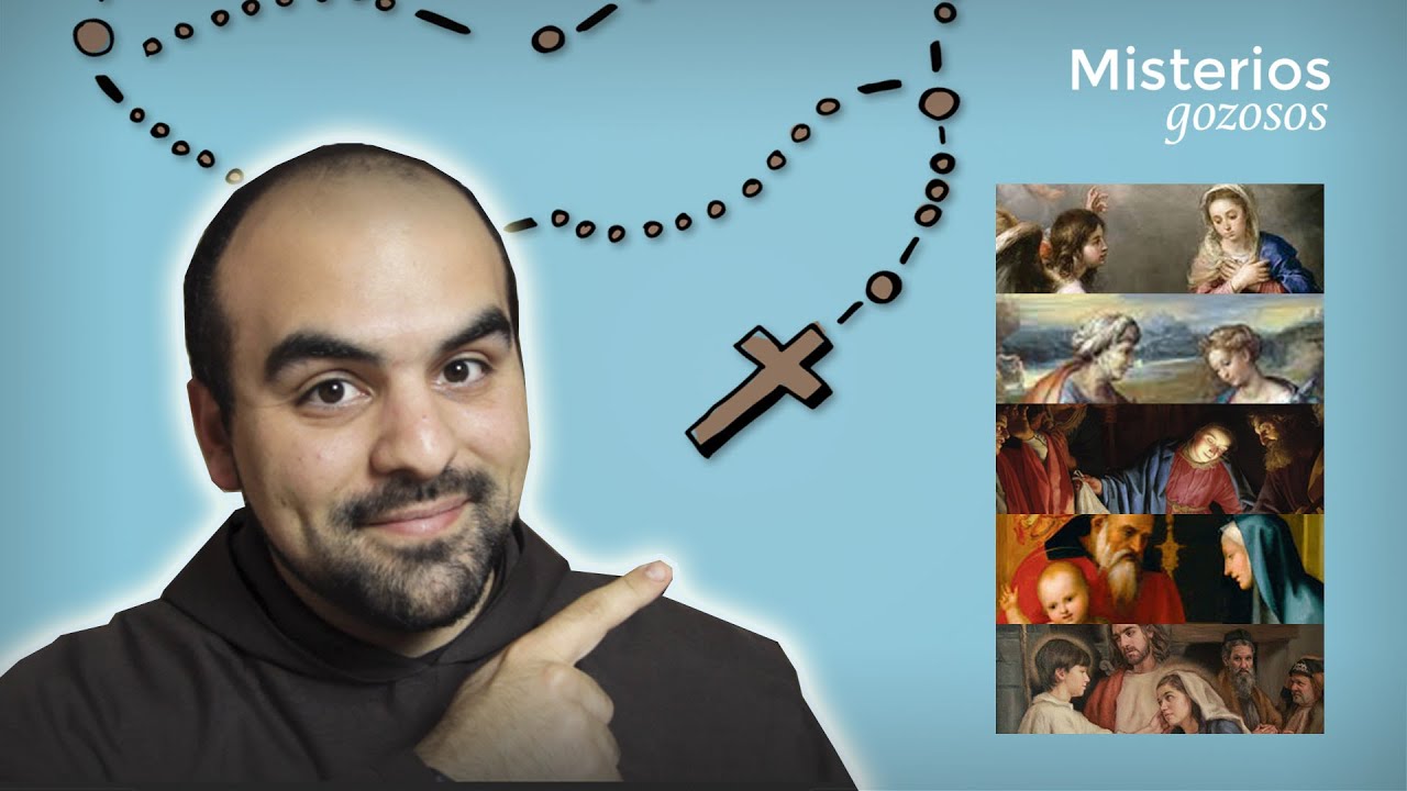 Como rezar el ROSARIO cat&oacute;lico 🙏✝️ (Fraile carmelita lo explica F&Aacute;CIL Y R&Aacute;PIDO paso a paso)