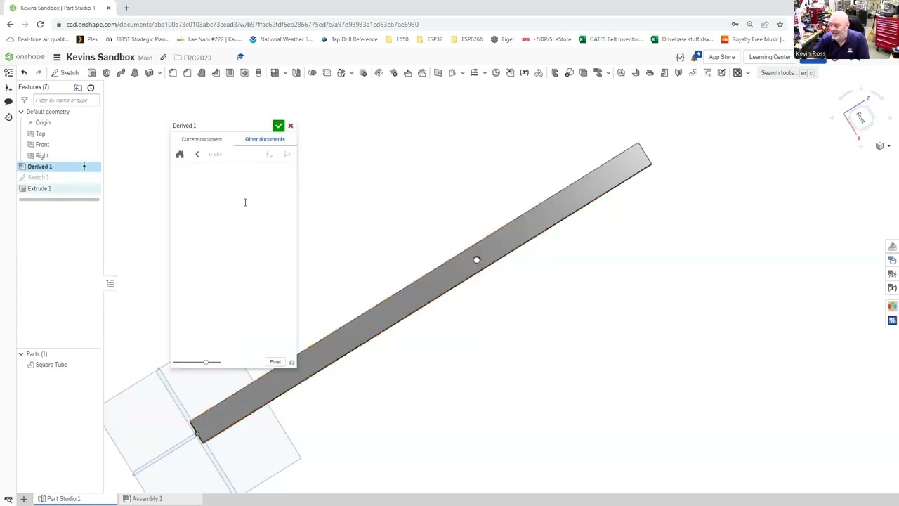 Onshape Quick Note: Modify library parts using Derived function