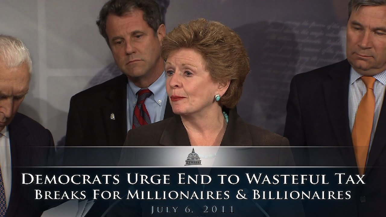 Democrats Urge End To Wasteful Tax Breaks For Millionaires & Billionaires