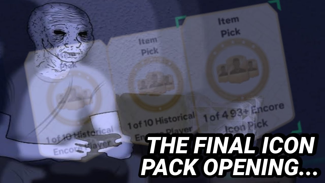 MY FINAL ICON PACK OPENING...