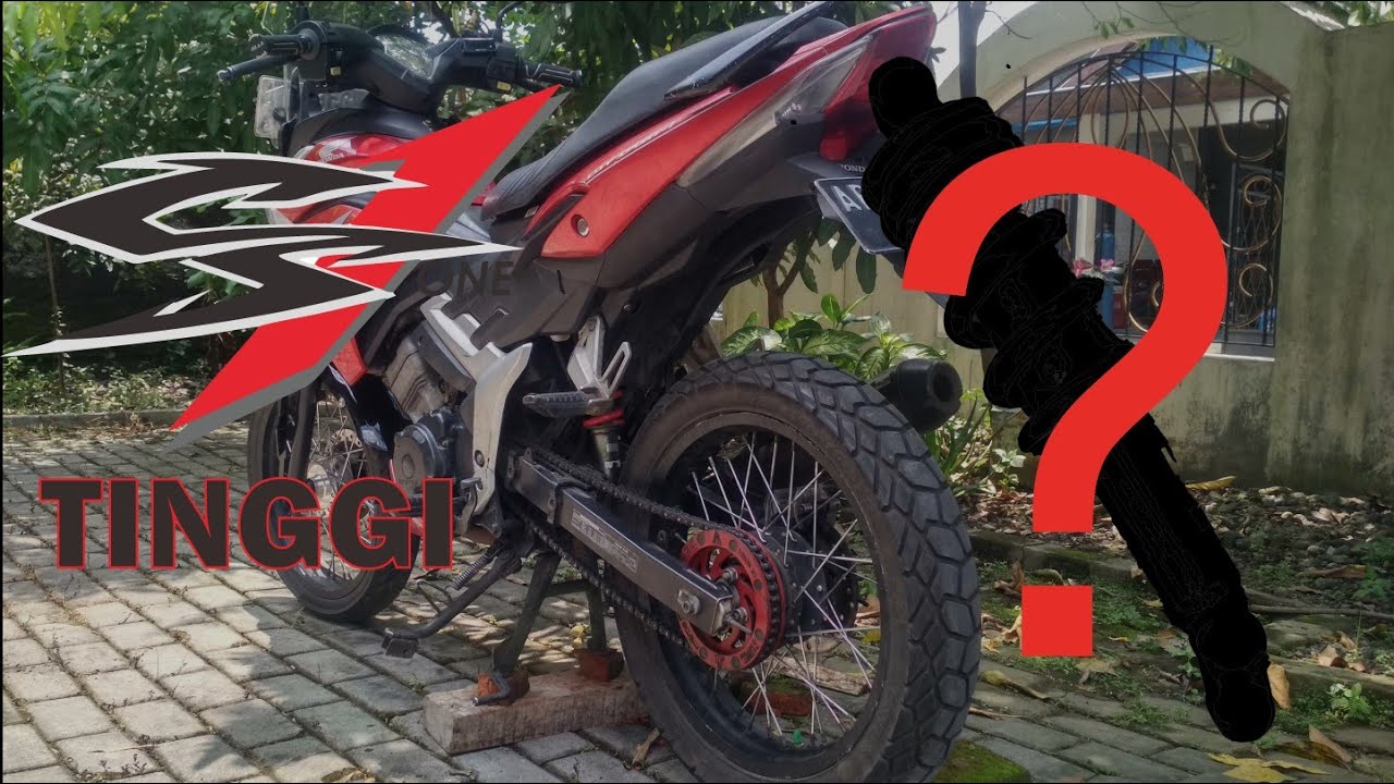 CARA TINGGIKAN SHOCK BELAKANG CS1 || HONDA CS 1