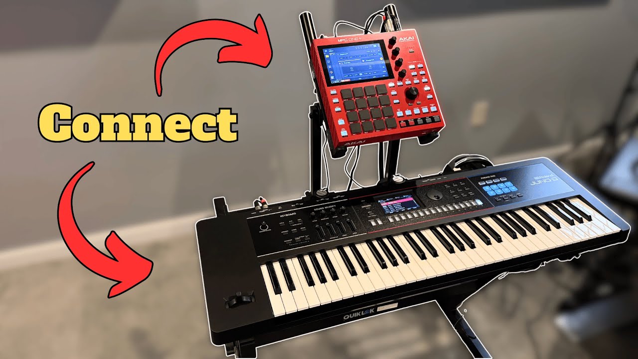 Как подключить и использовать MPC One Plus и Roland Juno-D6