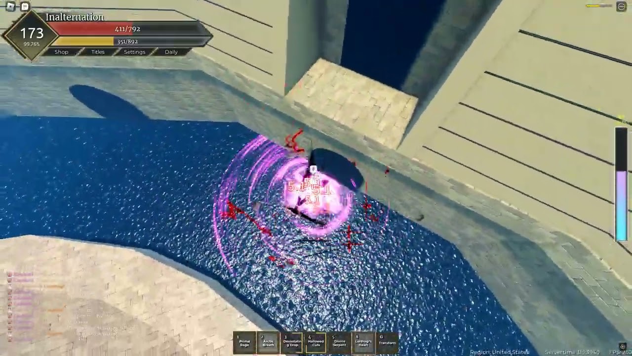 Fruit Battlegrounds (basically) infinite okuchi combo lol