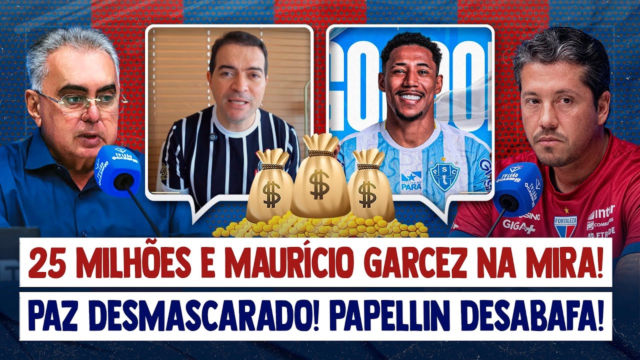 🚨 25 MILH&Otilde;ES! GARCEZ NA MIRA! PAZ DESMASCARADO! PAPELLIN DESABAFA! CORTE NA SAF! CEO DISPARA E MAIS!