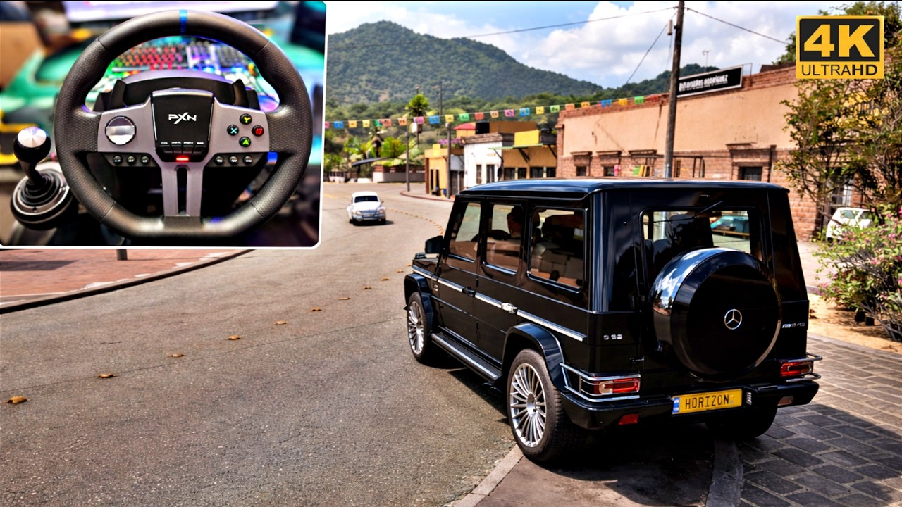 Forza Horizon 5 Realistic Driving with Steering Wheel😍 | 4K Ultra Graphics Gameplay