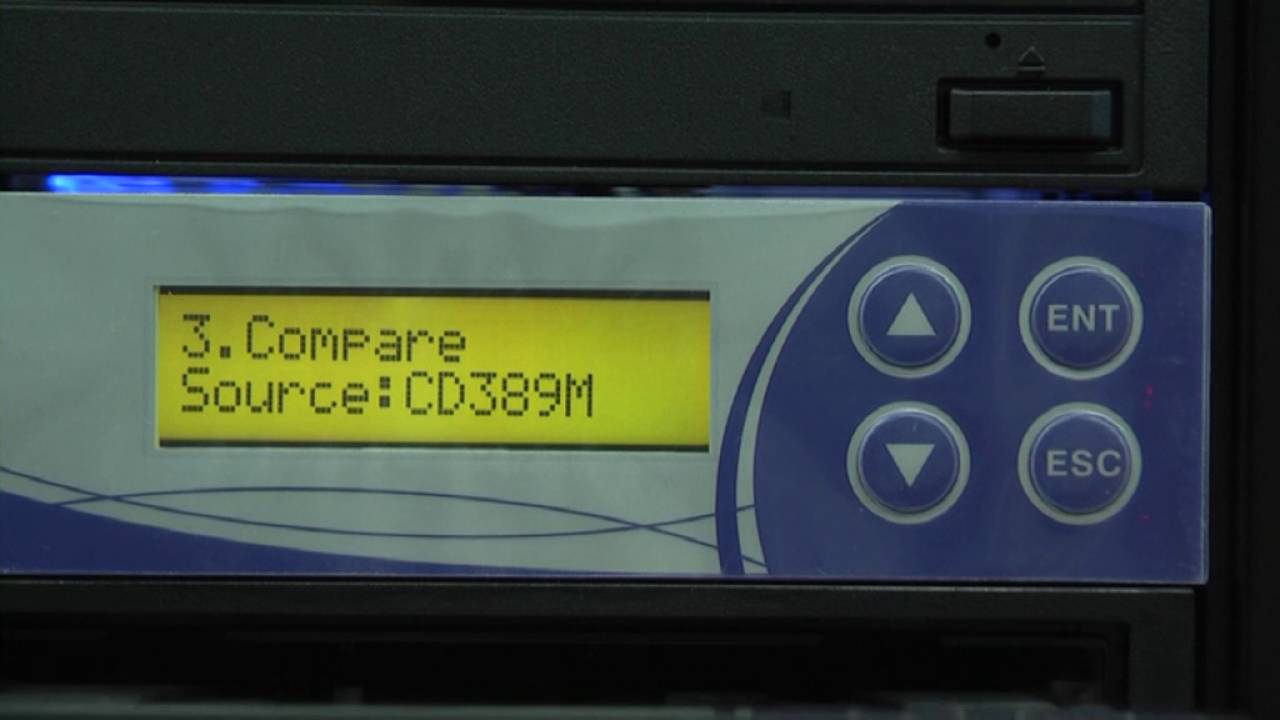 CD/ DVD Manual Tower Duplicator basic operation training demo