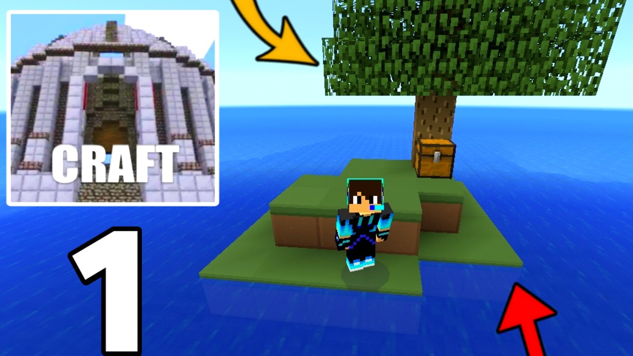 Minicraft small island survival series part 1 | Mizna survival walkthrough gameplay 2026