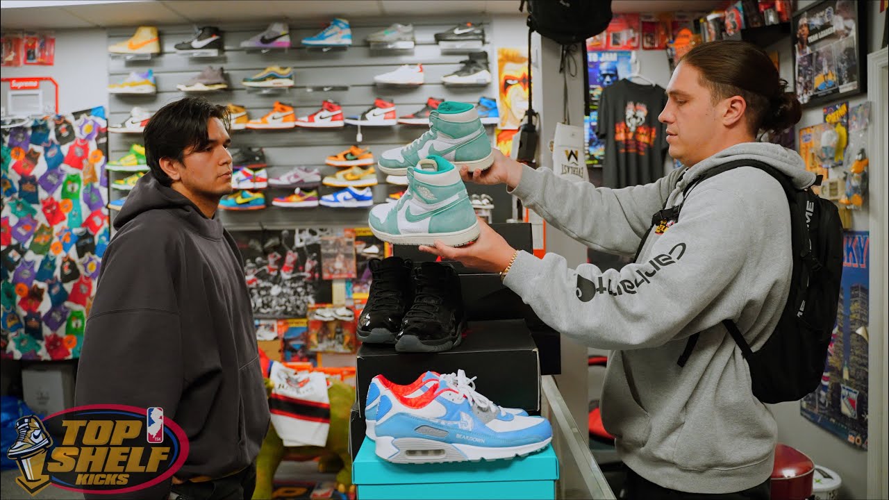 HE NEGOTIATED A DEAL & ALMOST BACKED OUT, TRADE FOR LOBSTER SB'S, J'S FOR NEW BALANCES? -TSKTVS3EP41