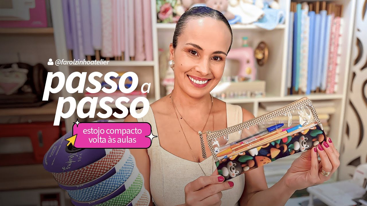 ESTOJO ESCOLAR COMPACTO - VOLTA ÀS AULAS
