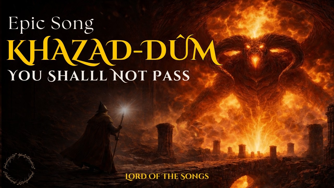 GANDALF vs THE BALROG | Flame Against Shadow | Tolkien’s World in Songs