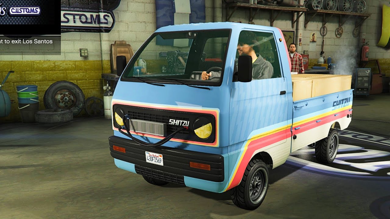 The NEW Shitzu Keitora Customization - Unreleased Mansion GTA DLC Car (Suzuki Carry) Kei Truck