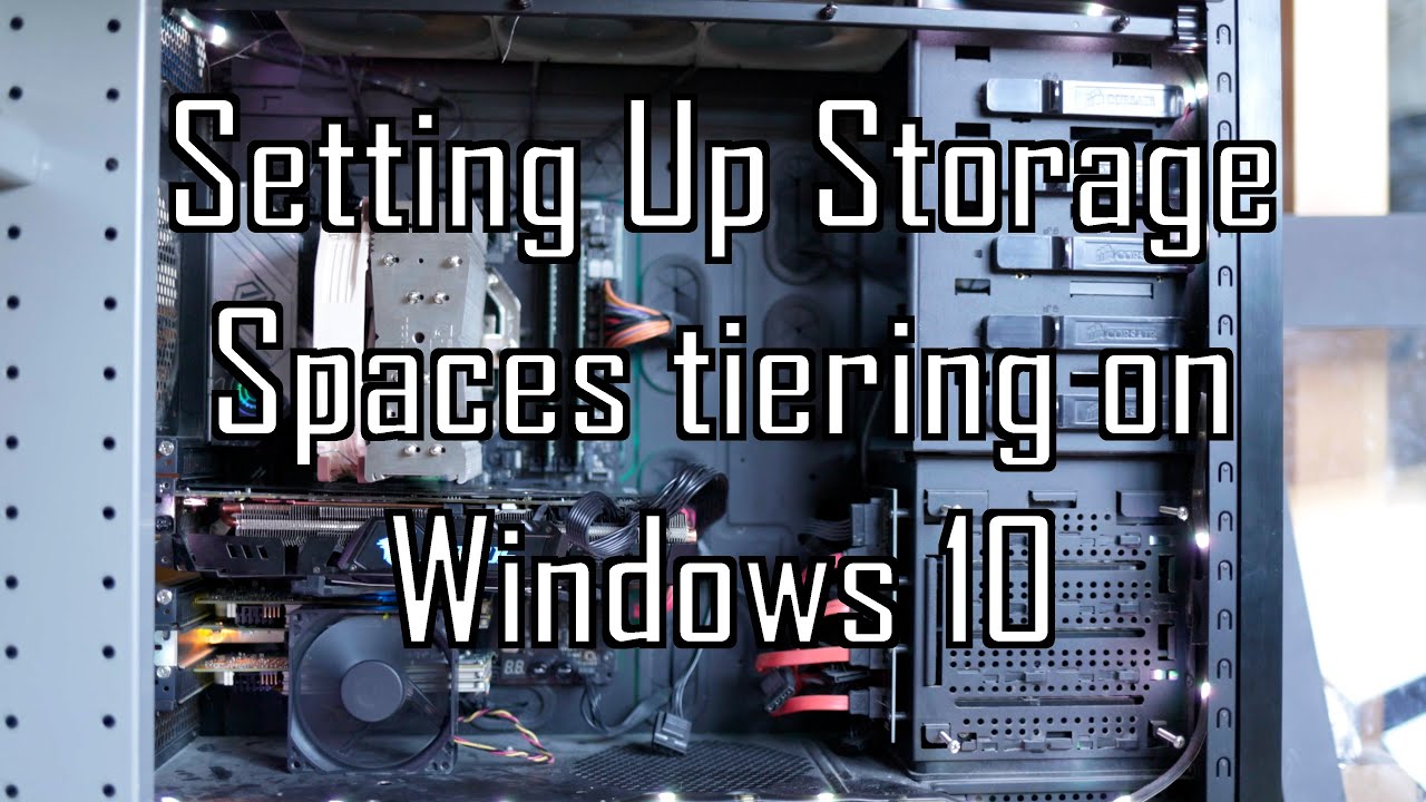 How I setup and use Storage Spaces parity in Windows 10