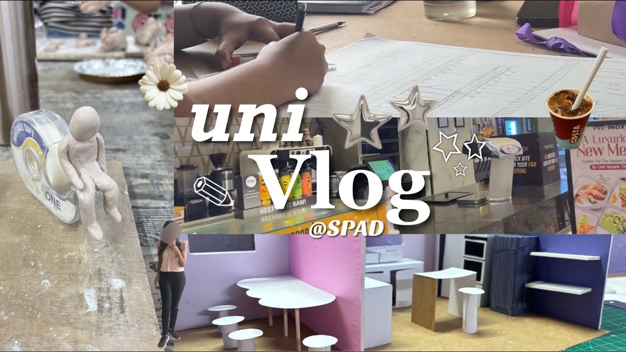 uni vlog✏️ my first week of second year @ SPA Delhi | architecture 
